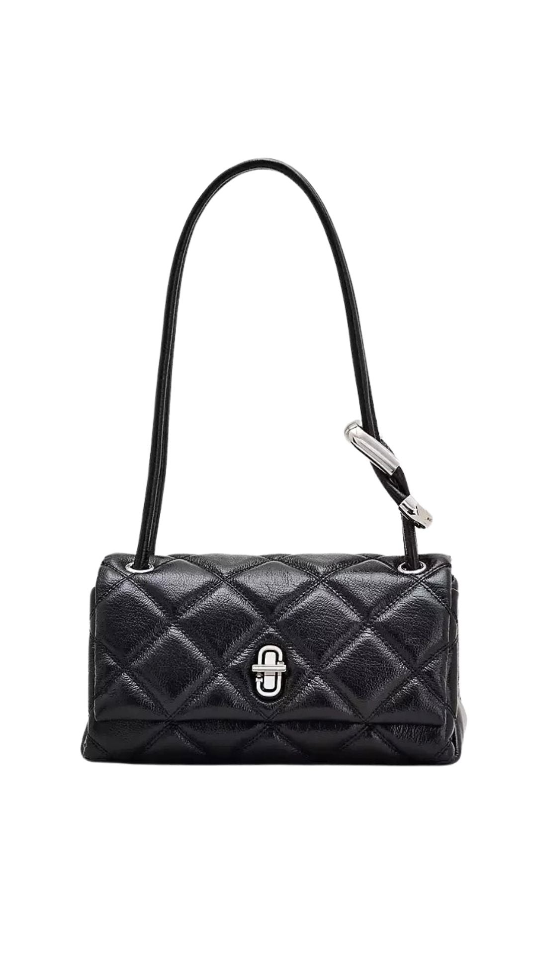 Quilted Mini Dual Shoulder Bag-Accessories-Uniquities