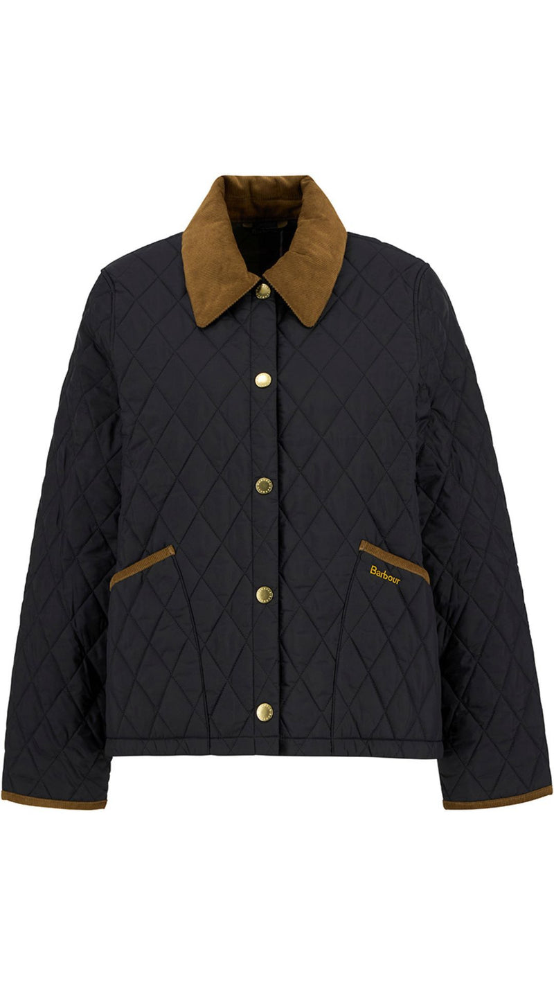 Cropped Liddesdale Quilted Jacket-Jackets-Uniquities