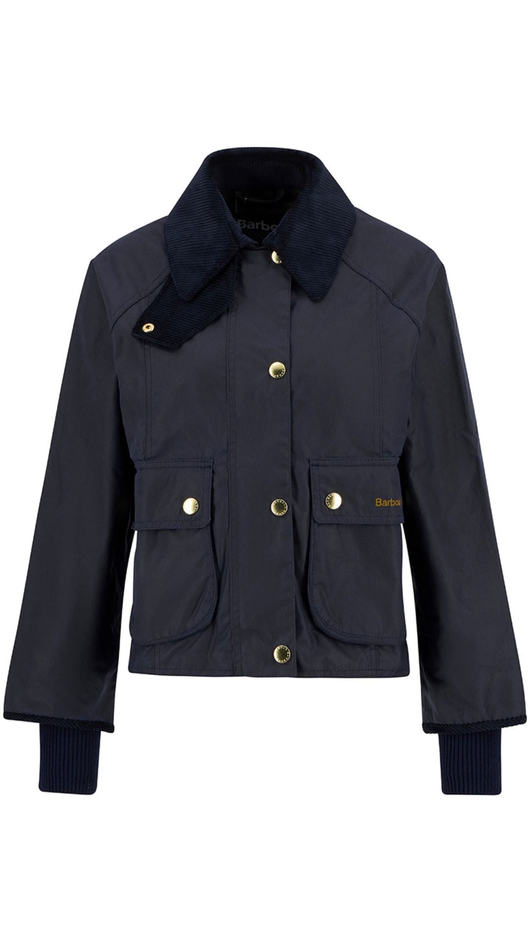 Cropped Beadnell Wax Jacket-Jackets-Uniquities