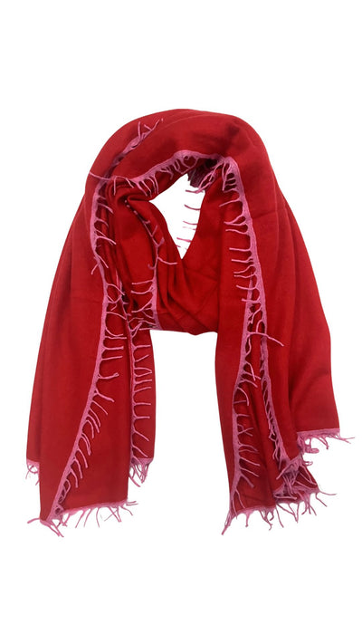 Felted Colorblock Scarf-Accessories-Uniquities