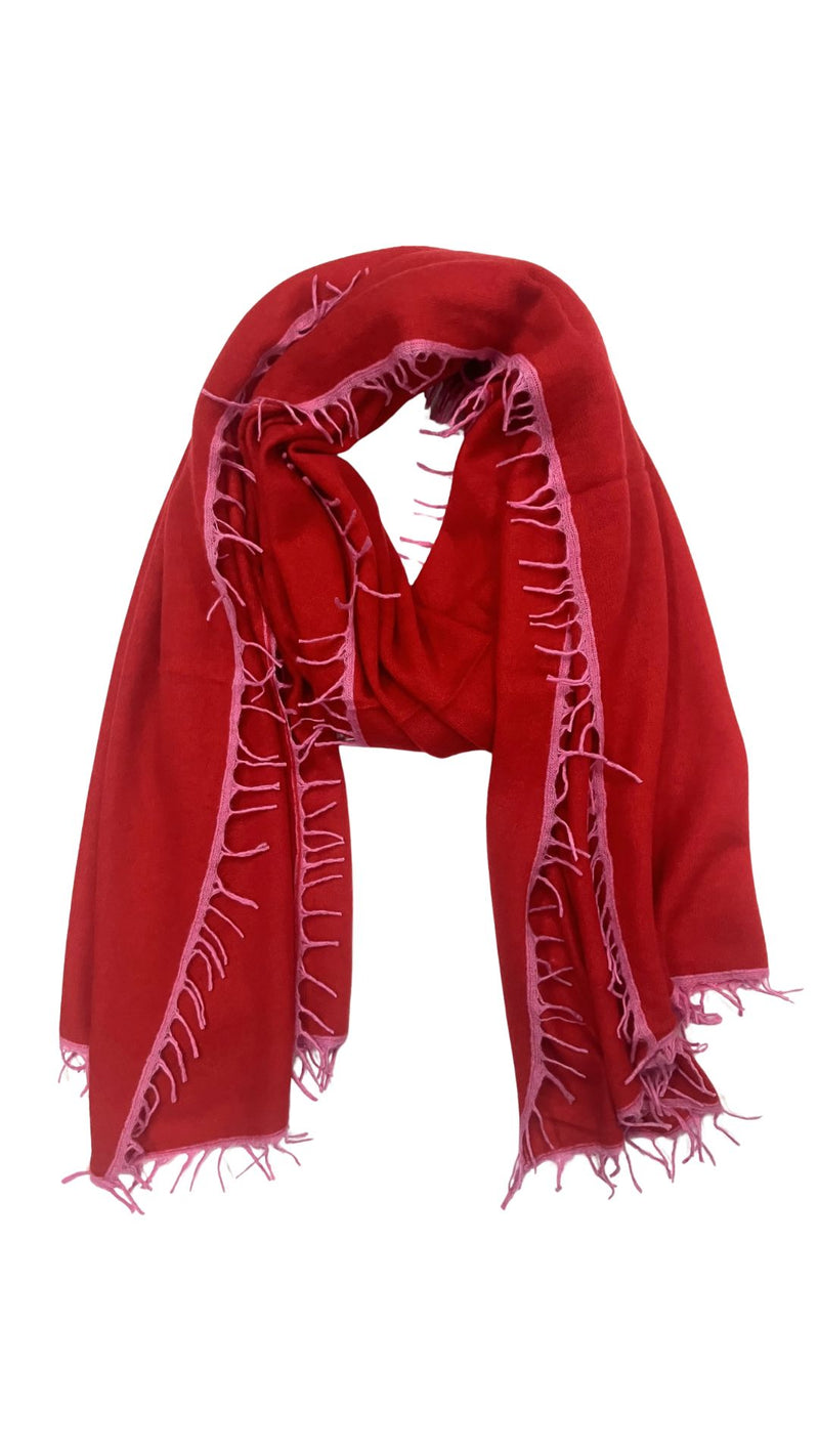 Felted Colorblock Scarf-Accessories-Uniquities