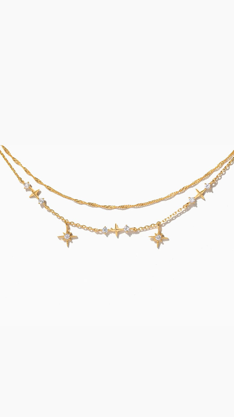 Wandering Stars Necklace-Jewelry-Uniquities
