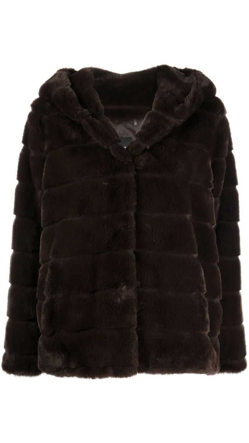 Goldy Hooded Coat-Jackets-Uniquities