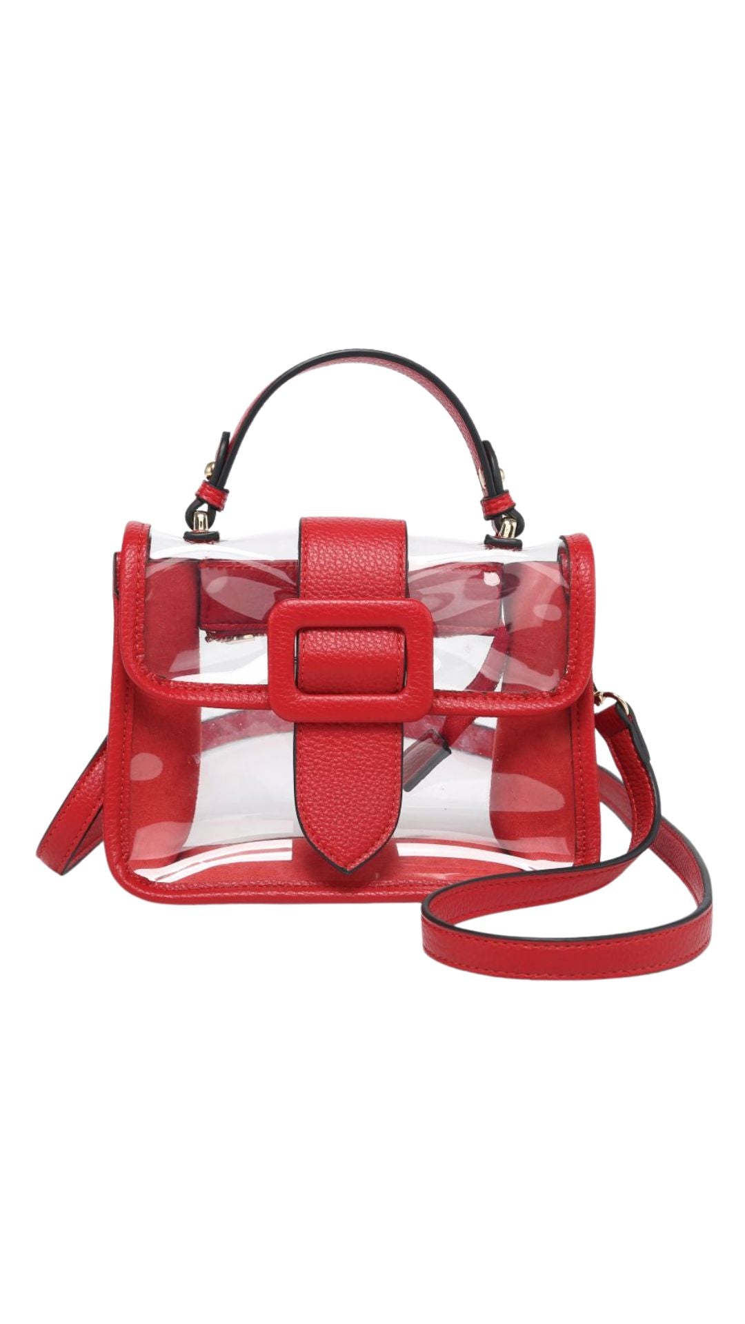 Toni Clear Flapover Bag-Accessories-Uniquities