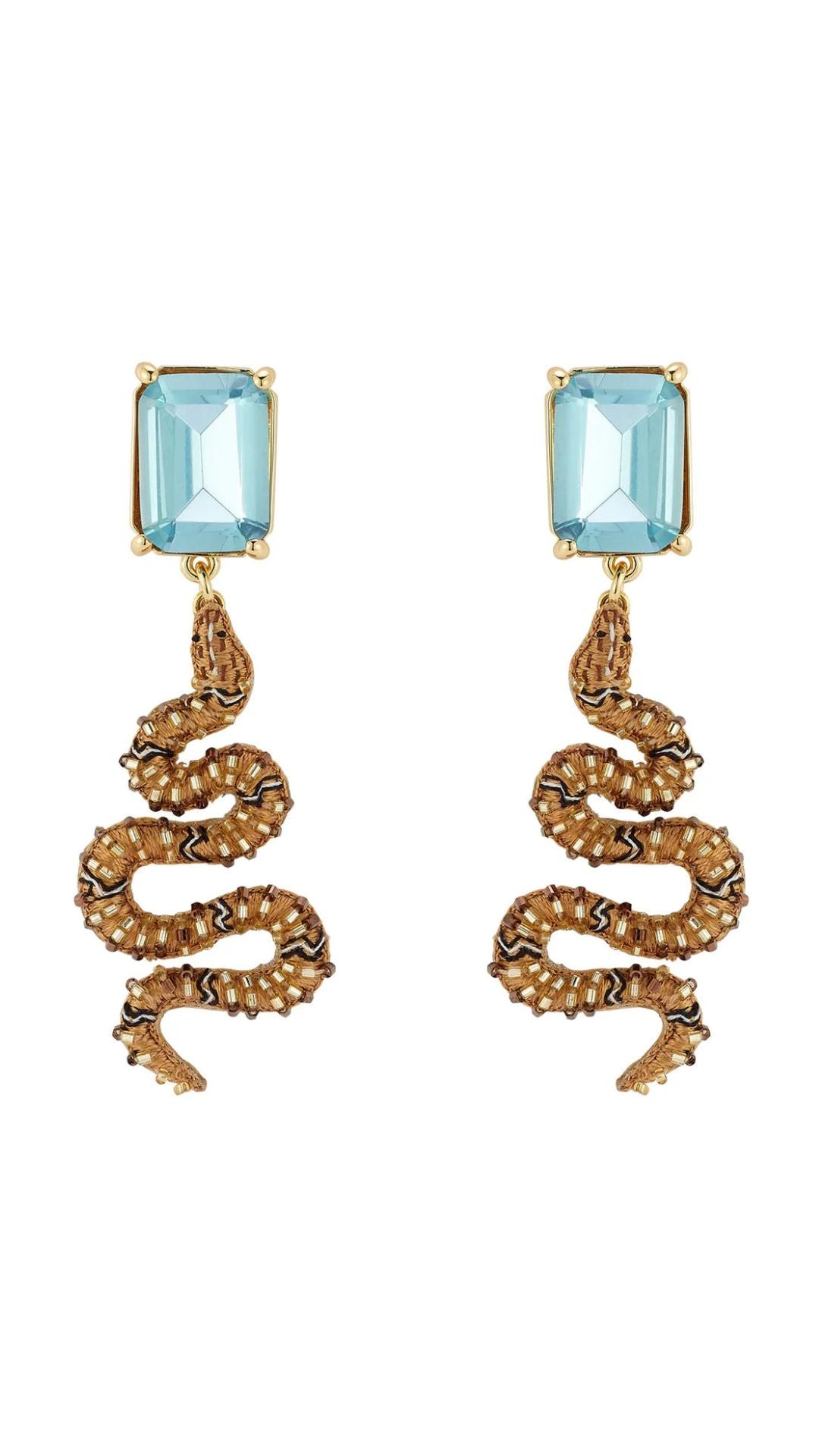 Snake Drop Earring-Jewelry-Uniquities