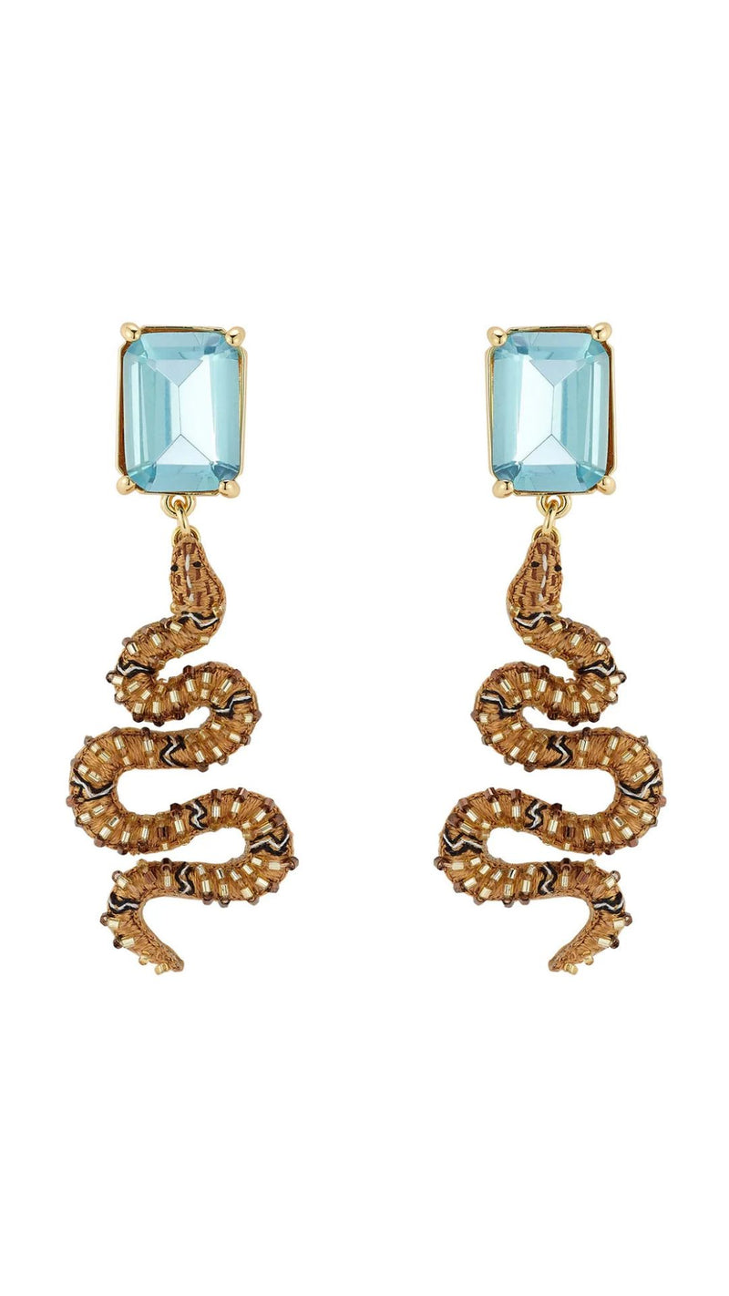 Snake Drop Earring-Jewelry-Uniquities