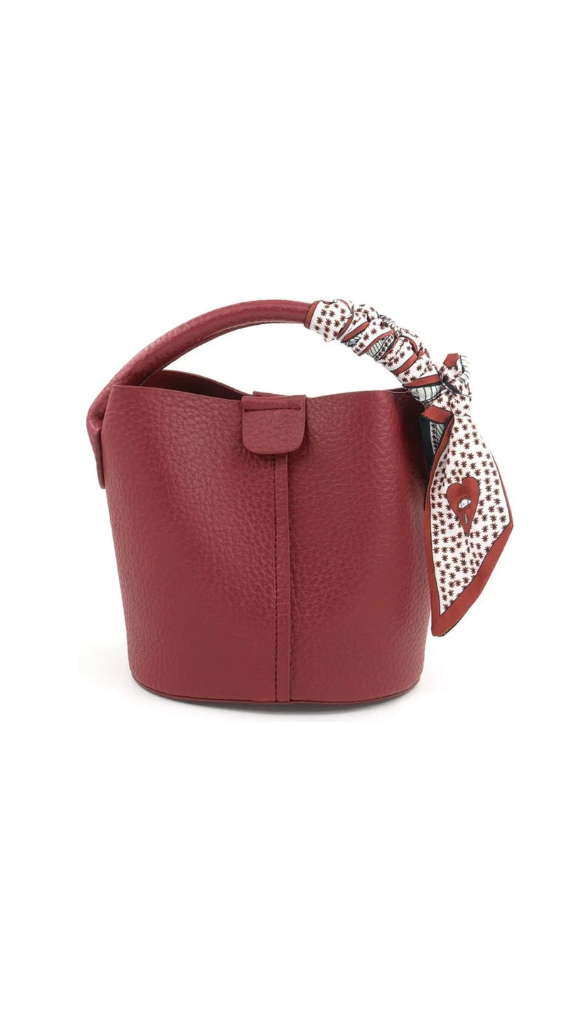 Bailey Scarf Bag Red-Accessories-Uniquities