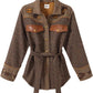 Kiara Belted Jacket-Jackets-Uniquities