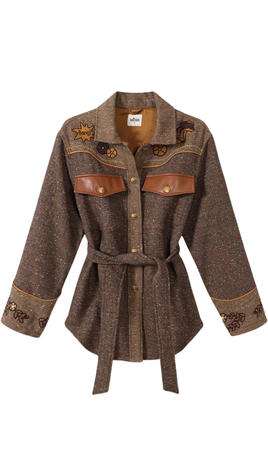 Kiara Belted Jacket-Jackets-Uniquities