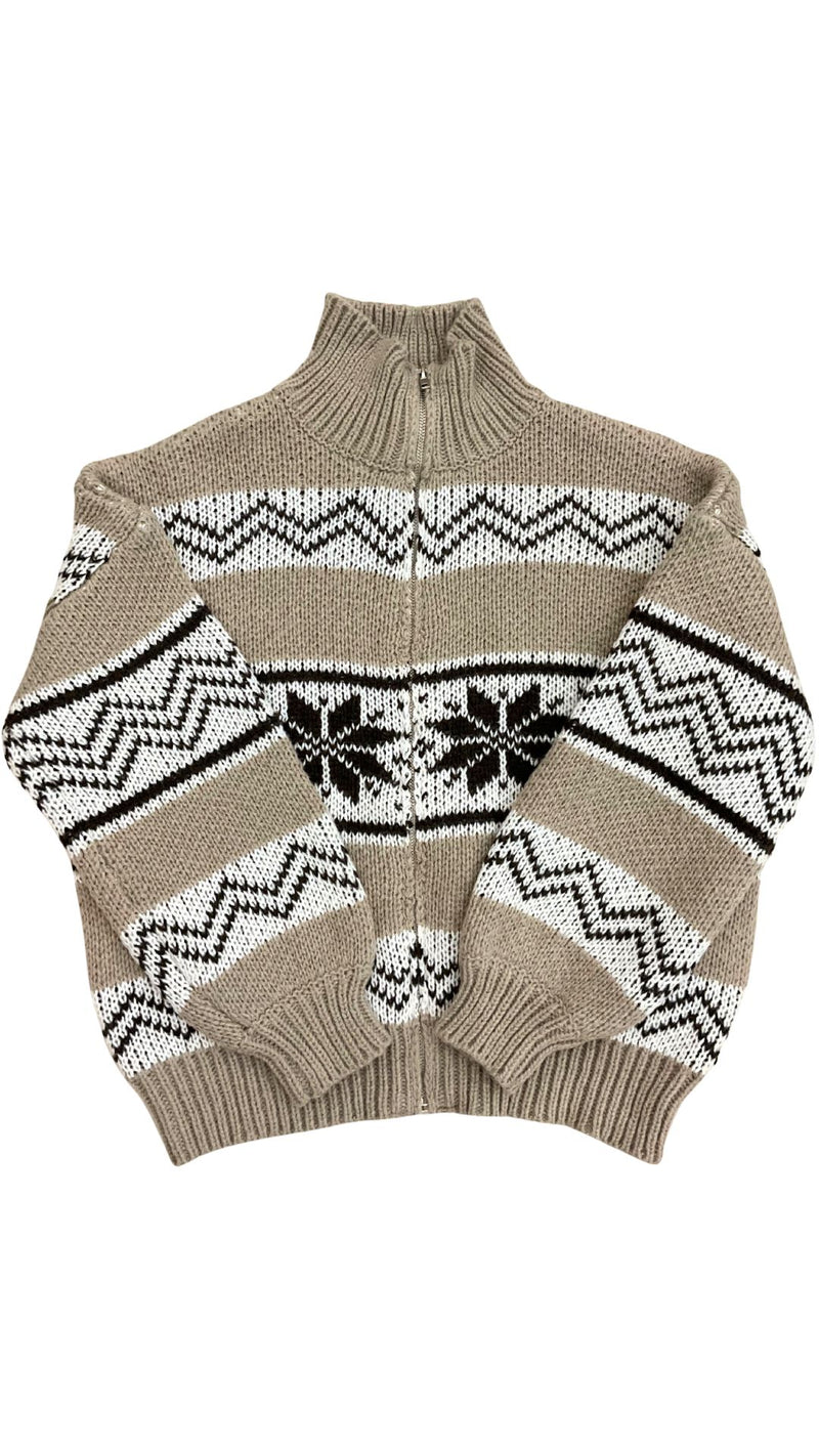 Claudia Zip Jacket-Sweaters-Uniquities