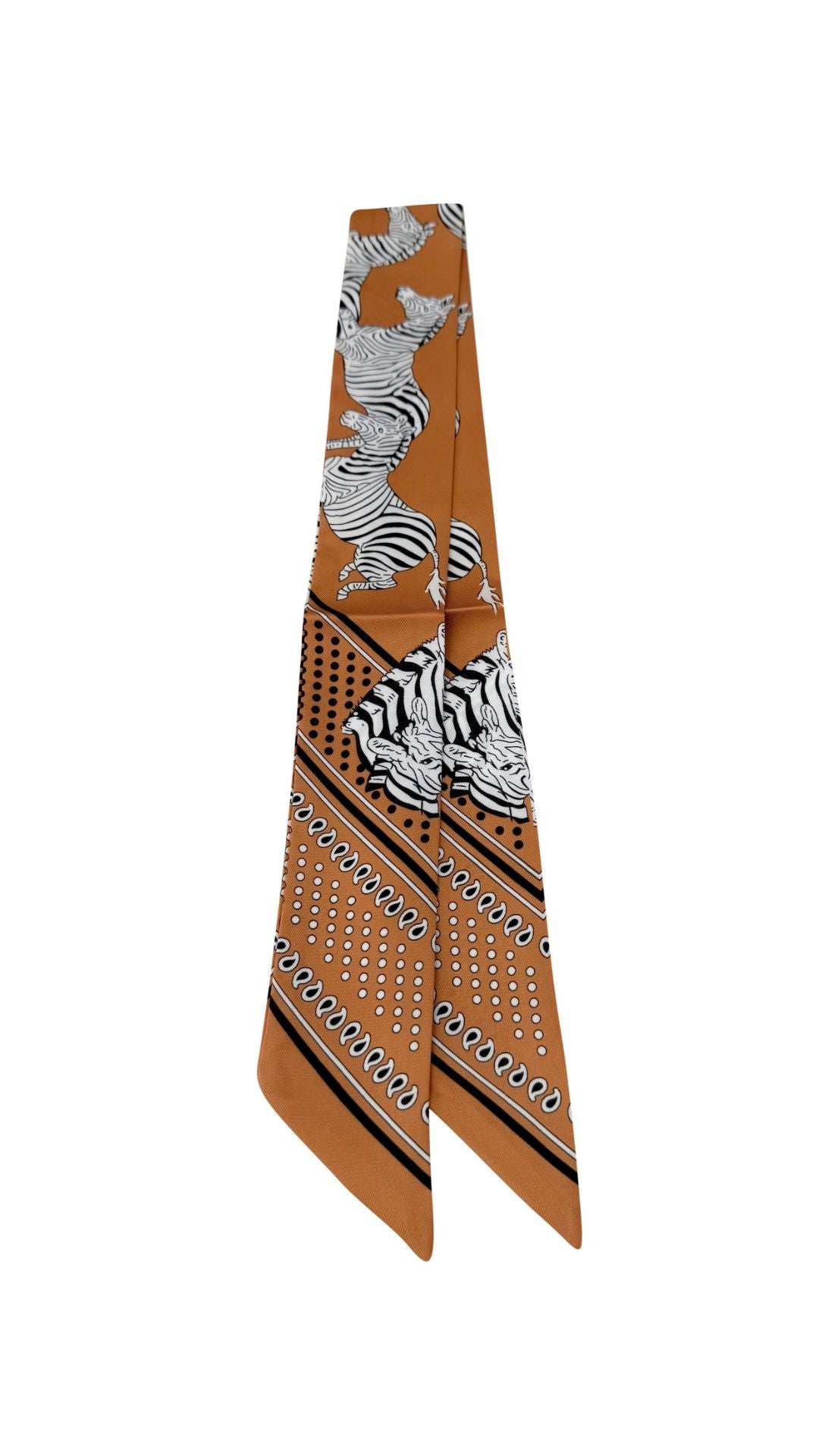 Twilly Scarf Zebra-Accessories-Uniquities
