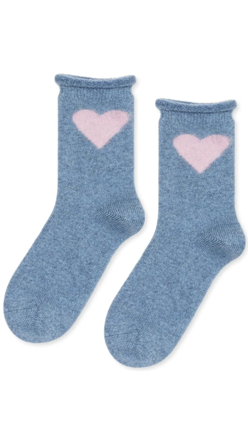 Love Cashmere Crew Sock-Accessories-Uniquities