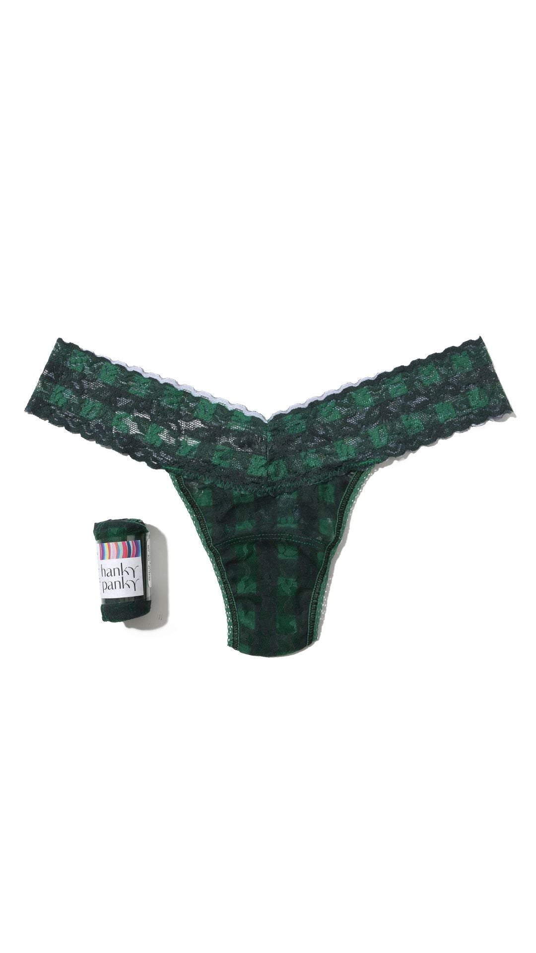 Printed Original Rise Thong Chess-Intimates-Uniquities