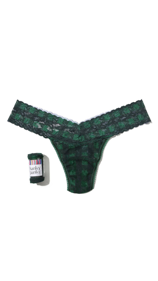 Printed Original Rise Thong Chess-Intimates-Uniquities