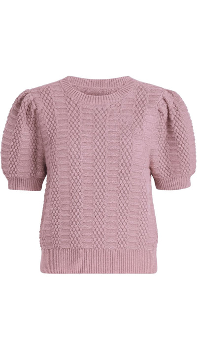 Cameron Puff Sleeve Sweater-Sweaters-Uniquities