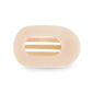 Small Flat Hair Clip Almond Beige-Accessories-Uniquities