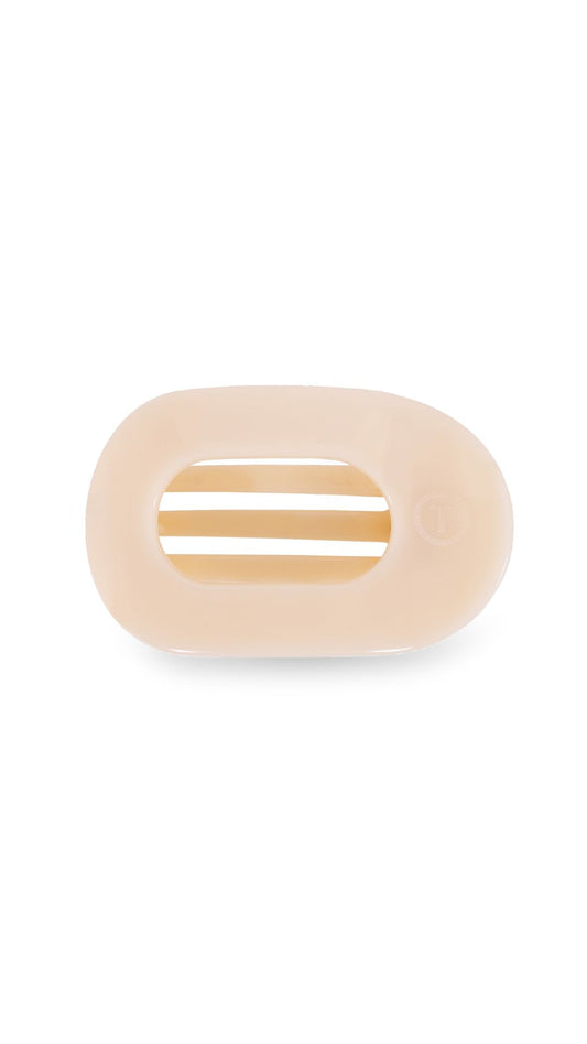 Small Flat Hair Clip Almond Beige-Accessories-Uniquities