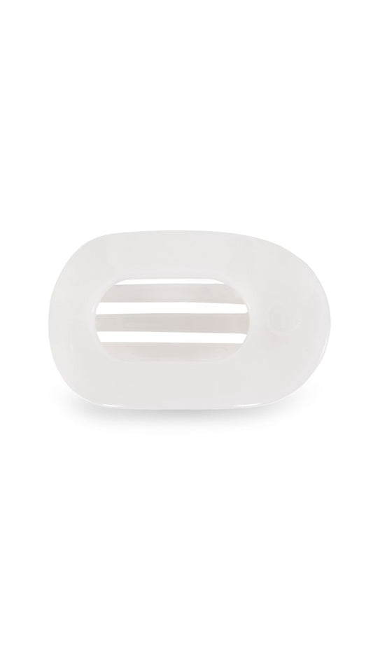 Small Flat Hair Clip Coconut White-Accessories-Uniquities