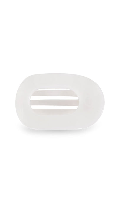Small Flat Hair Clip Coconut White-Accessories-Uniquities