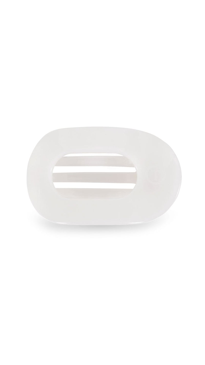Small Flat Hair Clip Coconut White-Accessories-Uniquities