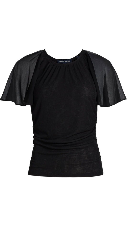 Arisa Mixed Media Top-Tops/Blouses-Uniquities