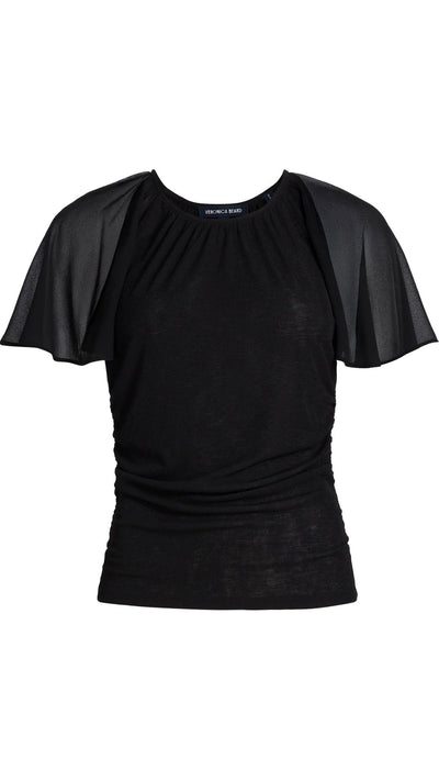 Arisa Mixed Media Top-Tops/Blouses-Uniquities