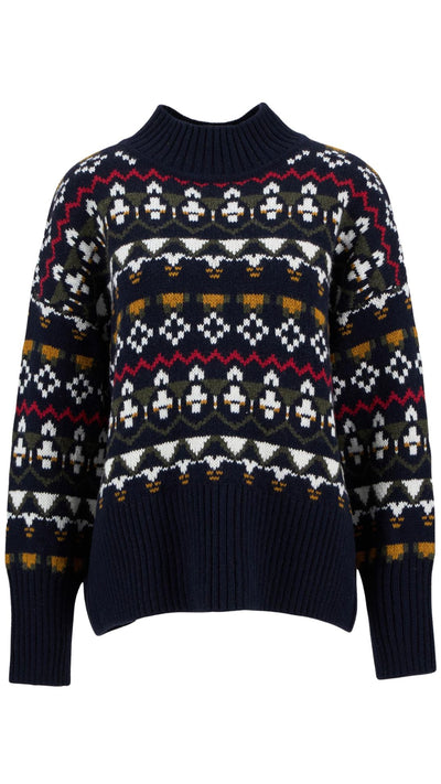 Larisa Fairisle Jumper-Sweaters-Uniquities
