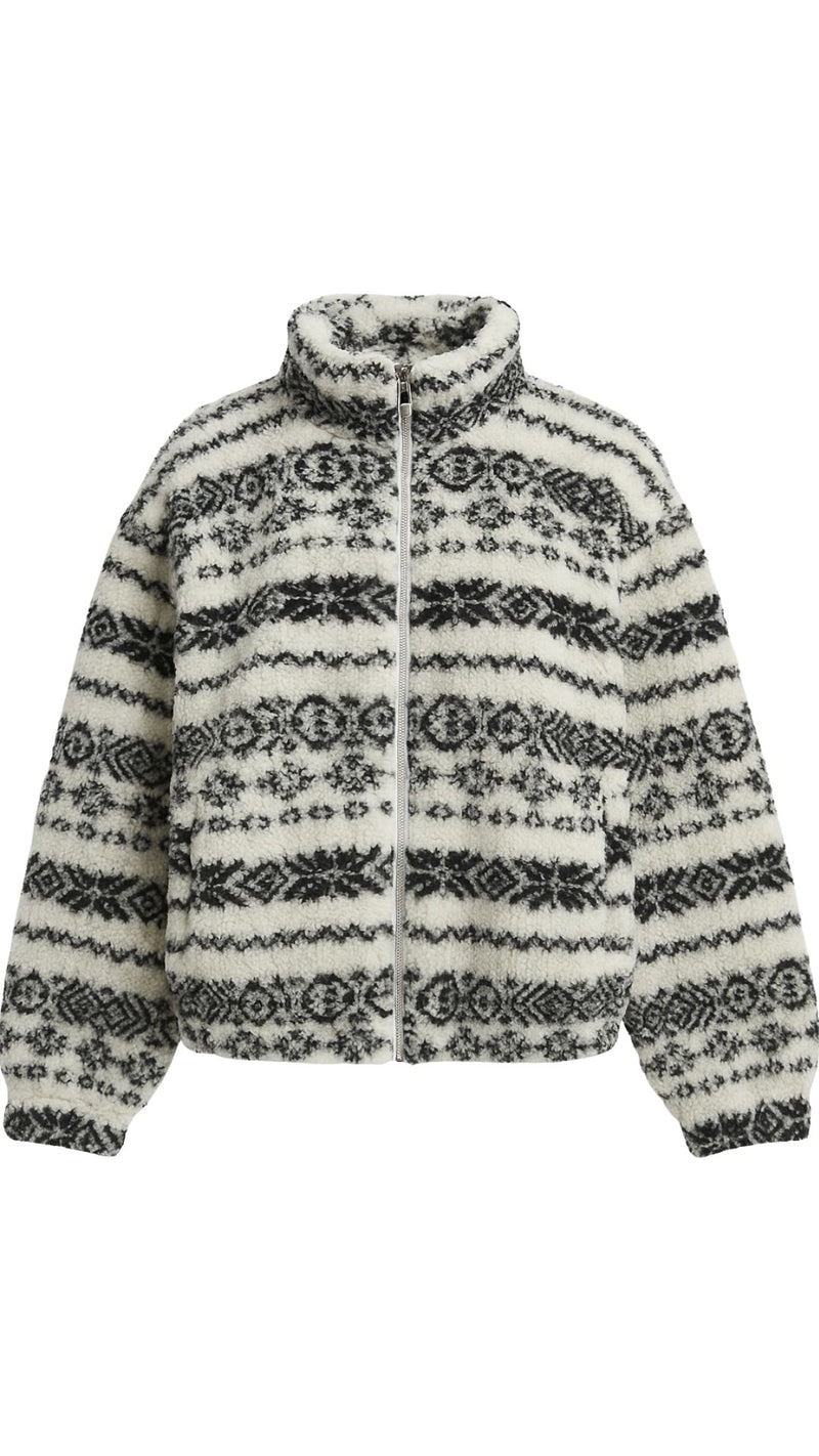 Lottie Fleece Zip Jacket-Jackets-Uniquities