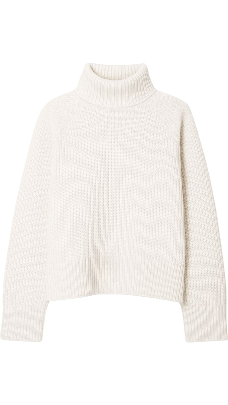 6-Ply Cuffed Solid Boxy Mock-Sweaters-Uniquities