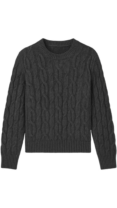 Cable Crew-Sweaters-Uniquities