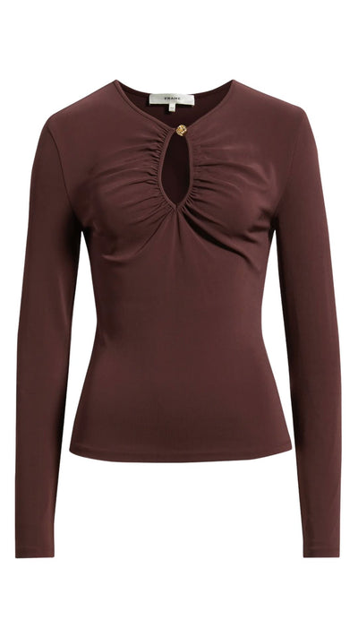 Keyhole Top-Tops/Blouses-Uniquities