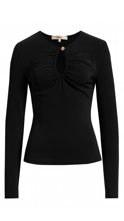 Keyhole Top-Tops/Blouses-Uniquities