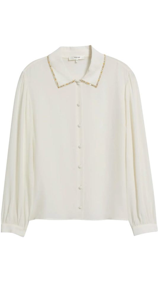 Beaded Staple Blouse-Tops/Blouses-Uniquities
