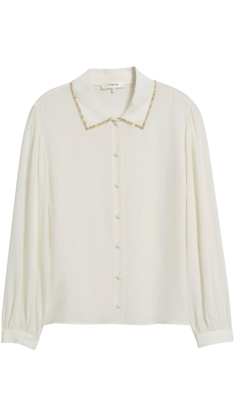 Beaded Staple Blouse-Tops/Blouses-Uniquities