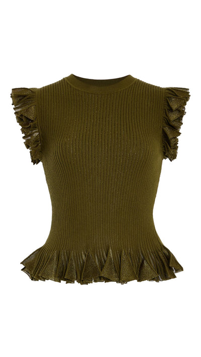 Leila Sleeveless Top-Tops/Blouses-Uniquities