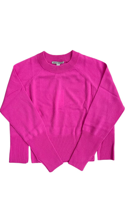 Raglan Crew With Side Slits-Sweaters-Uniquities