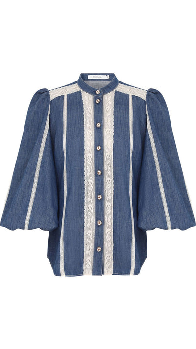 Awaken Denim Shirt-Tops/Blouses-Uniquities
