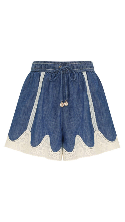 Awaken Denim Short-Bottoms-Uniquities