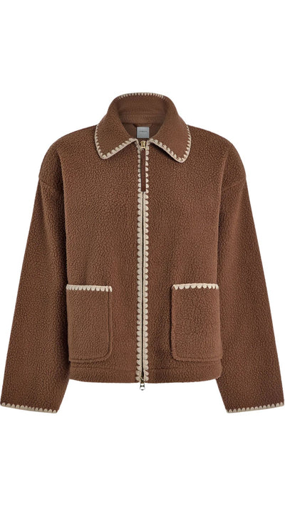 Ruiko Zip Through Fleece-Jackets-Uniquities