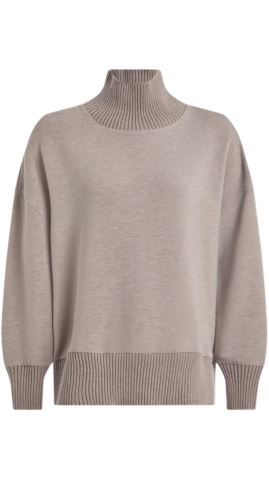 Barker High Neck Sweat-Sweaters-Uniquities