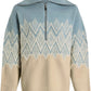 Hedda Fairisle Half Zip-Sweaters-Uniquities