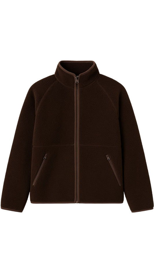 Brooklyn Fleece Jacket-Jackets-Uniquities