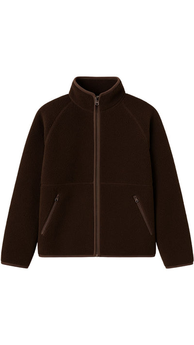 Brooklyn Fleece Jacket-Jackets-Uniquities