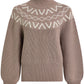 Marcie Fairisle Yoke Knit-Sweaters-Uniquities