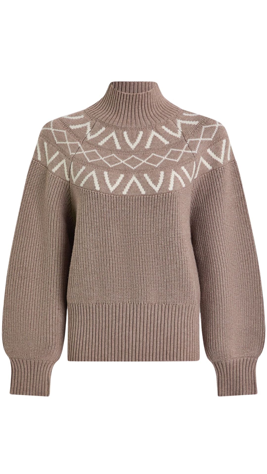 Marcie Fairisle Yoke Knit-Sweaters-Uniquities