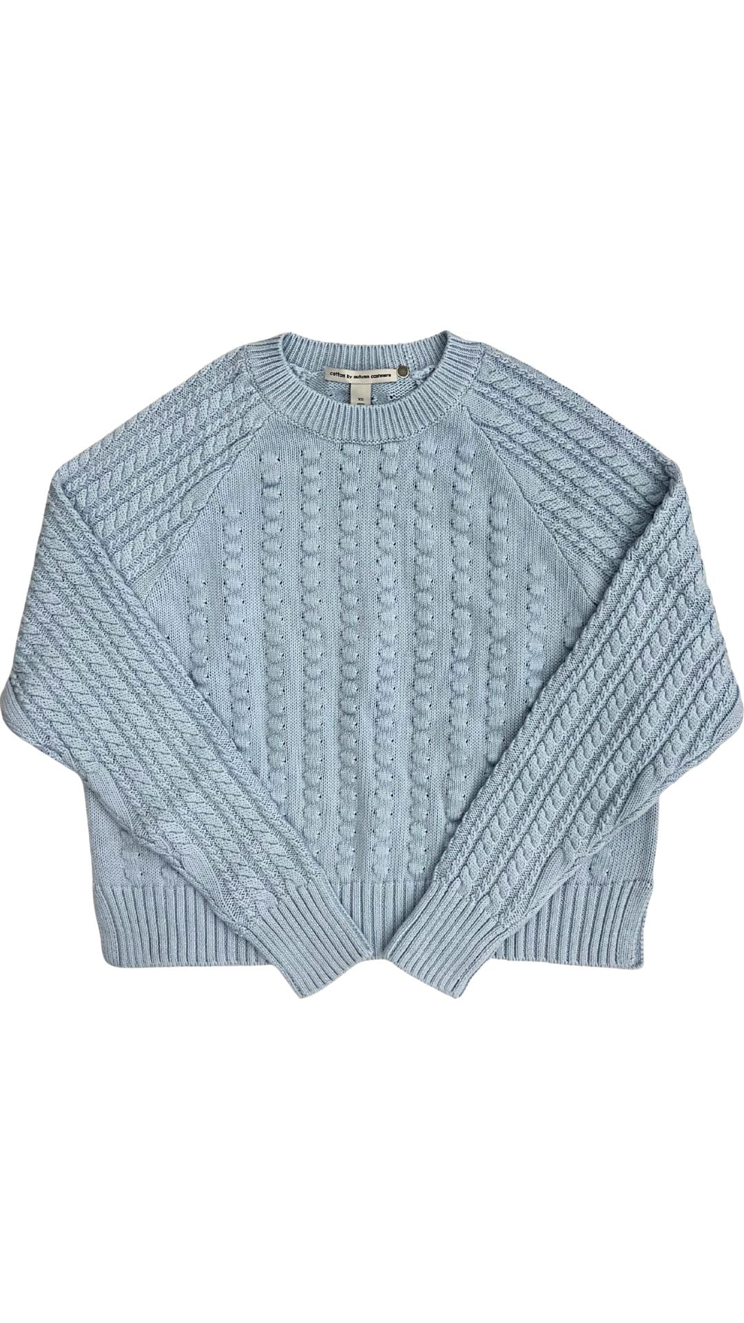 Popcorn Raglan Crew-Sweaters-Uniquities