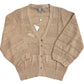 Pointelle 3/4 Puff Sleeve Cardigan-Sweaters-Uniquities