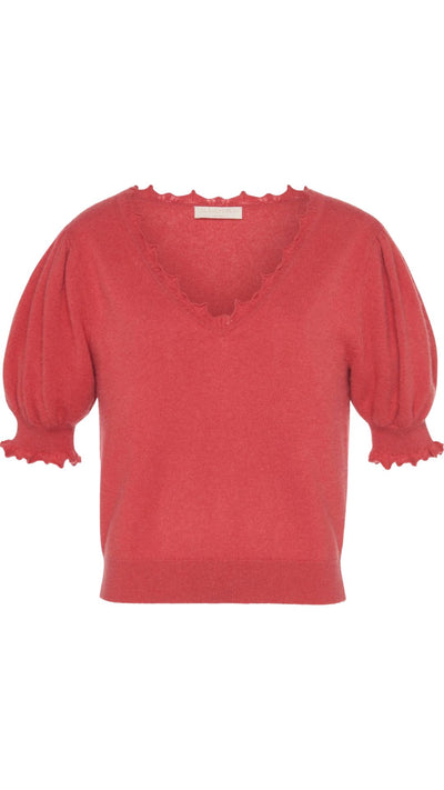 Polline Short Sleeve Top-Sweaters-Uniquities