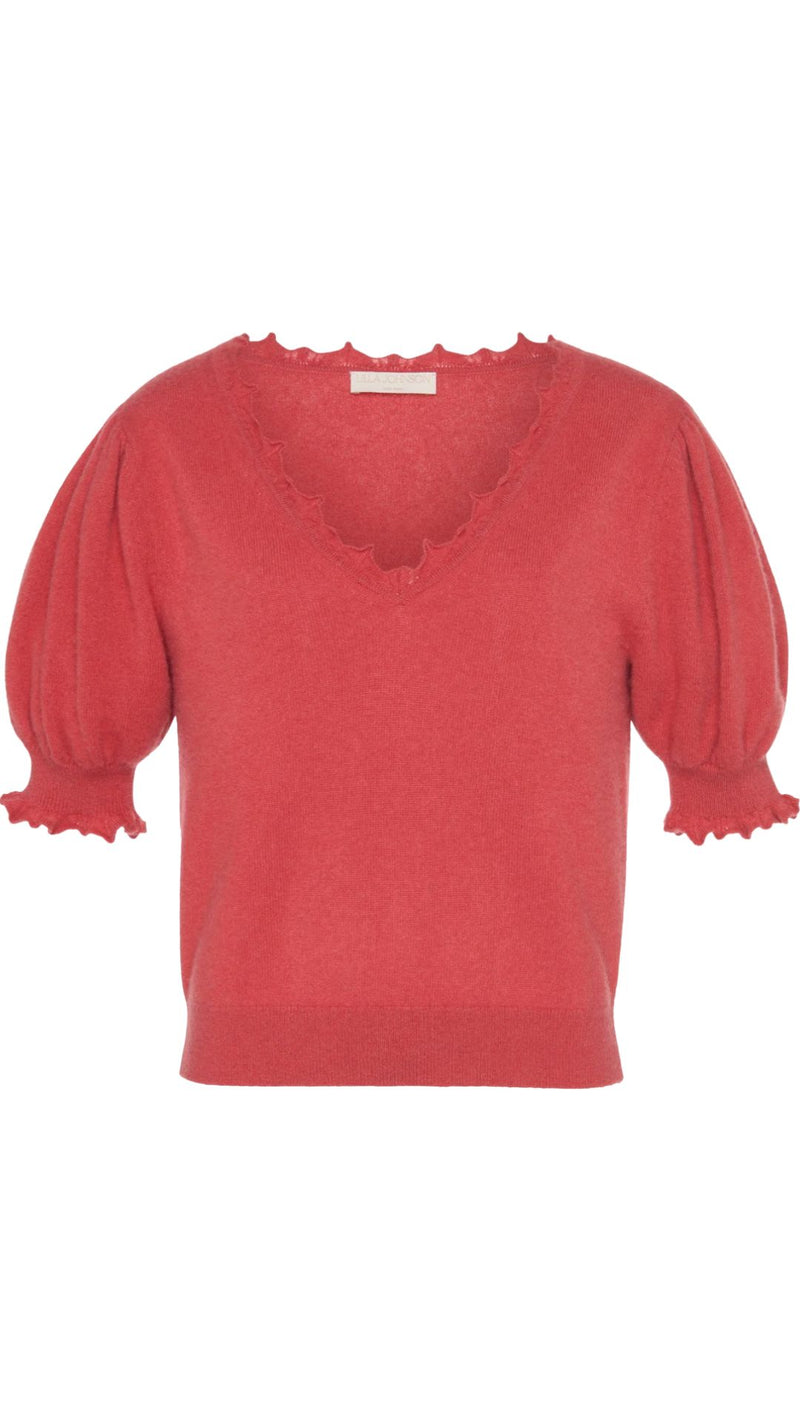 Polline Short Sleeve Top-Sweaters-Uniquities