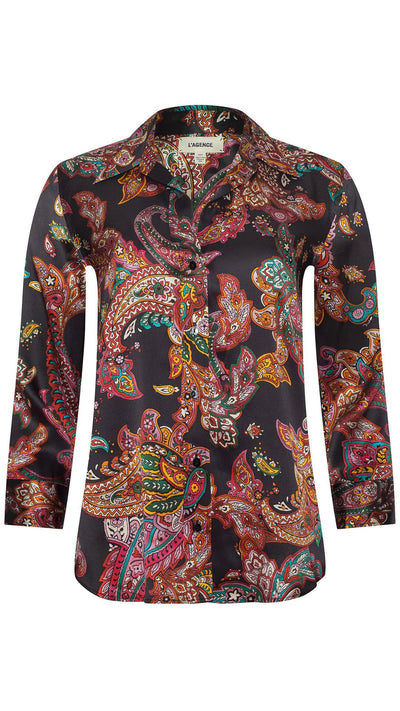 Dani 3/4 Sleeve Blouse-Tops/Blouses-Uniquities